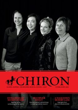 EXTRAORDINARY WOMEN OF MMS MULTIPLIER - University of Melbourne