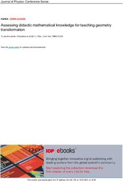 Assessing didactic mathematical knowledge for teaching geometry transformation - IOPscience