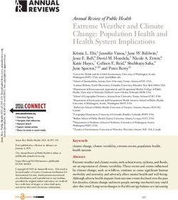 Extreme Weather and Climate Change: Population Health and Health System Implications