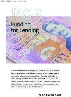 Focus Funding for Lending - Forsyth Barr