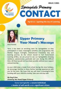 CONTACT Springdale Primary - Springdale Primary School