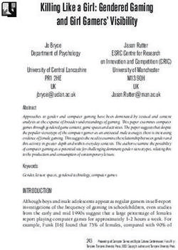 Killing Like a Girl: Gendered Gaming and Girl Gamers' Visibility