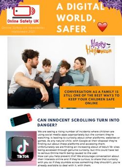 A DIGITAL WORLD, SAFER - CAN INNOCENT SCROLLING TURN INTO DANGER? CONVERSATION AS A FAMILY IS STILL ONE OF THE BEST WAYS TO - Brune Park