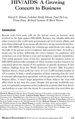 HIV/AIDS: A Growing Concern to Business