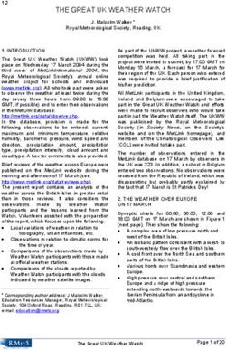 THE GREAT UK WEATHER WATCH