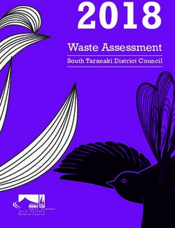2018 Waste Assessment - South Taranaki District Council