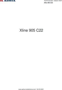 Xline 905 C22 - Technical data / Season 2021 Xline 905 C22 - Adria Home