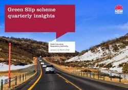 Green Slip scheme quarterly insights - State Insurance Regulatory Authority - January to March 2018