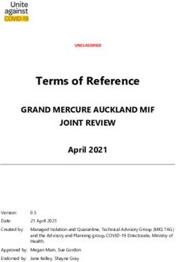 Terms of Reference GRAND MERCURE AUCKLAND MIF JOINT REVIEW