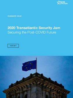 2020 Transatlantic Security Jam Securing the Post-COVID Future