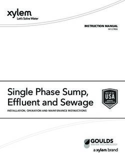 Single Phase Sump, Effluent and Sewage - INSTRUCTION MANUAL - Xylem Applied ...