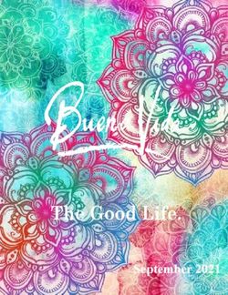 September 2021 - Buena Vida Homeowners Association