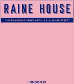 RAINE HOUSE 2-12 BEAUMONT GROVE AND 1, 2 & 3 LOUISA STREET - Savills