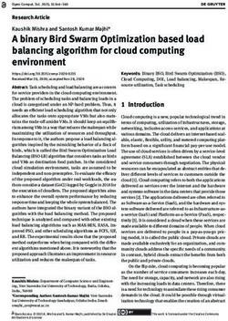 A binary Bird Swarm Optimization based load balancing algorithm for cloud computing environment