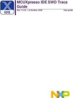 MCUXpresso IDE SWO Trace Guide - Rev. 11.2.0 - 8 October, 2020 User guide - NXP Semiconductors
