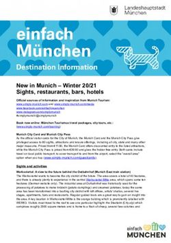 New in Munich - Winter 20/21 Sights, restaurants, bars, hotels - Simply ...