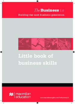 Little book of business skills - Building the next business generation