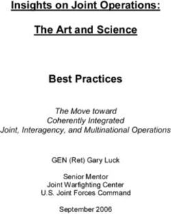 Insights on Joint Operations: The Art and Science Best Practices - The Move toward Coherently Integrated Joint, Interagency, and Multinational ...