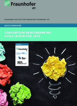 CONSORTIUM BENCHMARKING AGILE INVENTION 2018 - Konsortial ...