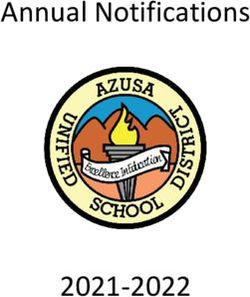 Annual Notifications 2021-2022