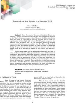 Pandemic or Not, Bitcoin is a Random Walk - De La Salle ...