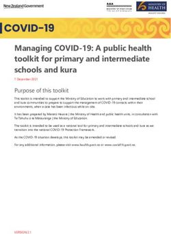 Managing COVID-19: A public health toolkit for primary and intermediate schools and kura