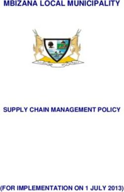 MBIZANA LOCAL MUNICIPALITY - SUPPLY CHAIN MANAGEMENT POLICY - (FOR IMPLEMENTATION ON 1 JULY 2013)