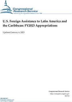 U.S. Foreign Assistance to Latin America and the Caribbean: FY2023 Appropriations - Updated January 6, 2023