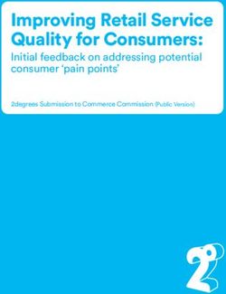 Improving Retail Service Quality for Consumers: Initial feedback on addressing potential consumer 'pain points' - Commerce ...