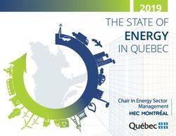 ENERGY THE STATE OF 2019 - HEC Montréal