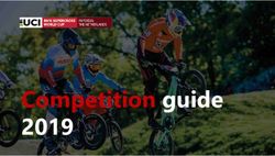 Competition guide 2019 - Comité Régional Nouvelle-Aquitaine de Cyclisme