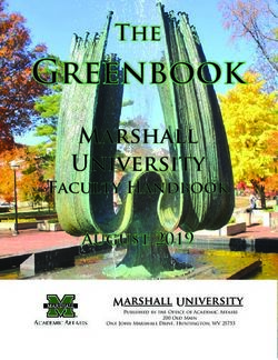 Marshall University Published by the Office of Academic Affairs 200 Old Main One John Marshall Drive, Huntington, WV 25755