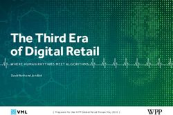 The Third Era of Digital Retail - WHERE HUMAN RHYTHMS MEET ALGORITHMS David Roth and Jon Bird - brandZ