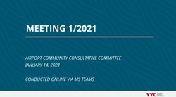 MEETING 1/2021 - AIRPORT COMMUNITY CONSULTATIVE COMMITTEE JANUARY 14, 2021 CONDUCTED ONLINE VIA MS TEAMS - YYC