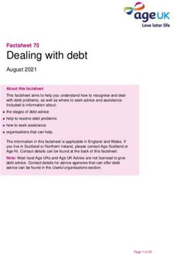 Dealing with debt Factsheet 75 - Age UK