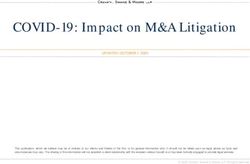 COVID-19: Impact on M&A Litigation - Cravath, Swaine ...