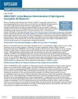 AMLO 2021: Is the Mexican Administration's Fight Against Corruption All Rhetoric? - Ropes & Gray LLP