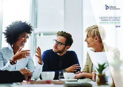 LIBERTY SPECIALTY MARKETS LIMITED - GENDER PAY GAP REPORT 2019