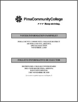 VOTER INFORMATION PAMPHLET - Pima Community College