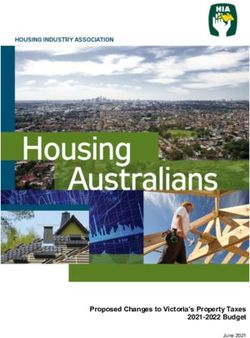Proposed Changes to Victoria's Property Taxes 2021-2022 Budget