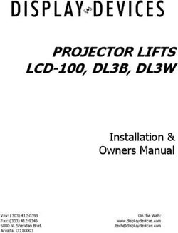 PROJECTOR LIFTS LCD-100, DL3B, DL3W - Installation & Owners Manual