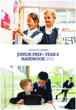 JUNIOR PREP-YEAR 6 HANDBOOK 2021 - Tintern Grammar