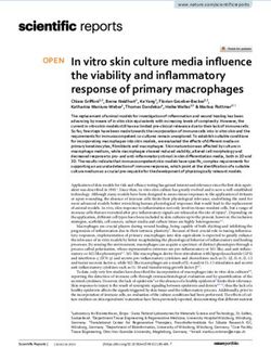 In vitro skin culture media influence the viability and inflammatory response of primary macrophages - DORA 4RI