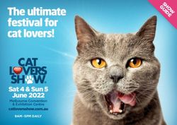 The ultimate festival for cat lovers! - June 2022 Melbourne Convention & Exhibition Centre