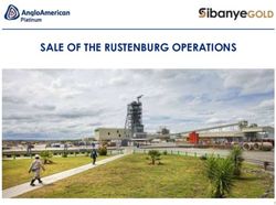 SALE OF THE RUSTENBURG OPERATIONS - Sibanye-Stillwater