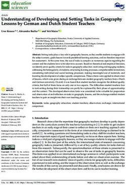 Understanding of Developing and Setting Tasks in Geography Lessons by German and Dutch Student Teachers