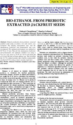 BIO-ETHANOL FROM PREBIOTIC EXTRACTED JACKFRUIT SEEDS