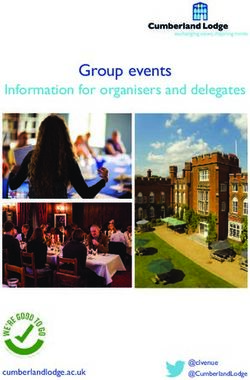 Group events Information for organisers and delegates - cumberlandlodge.ac.uk - Cumberland Lodge