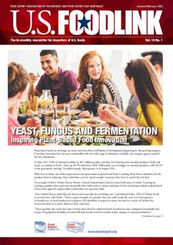 YEAST, FUNGUS AND FERMENTATION - Inspiring Plant-Based Food Innovation - Food Export