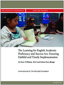 The Learning for English Academic Proficiency and Success Act: Ensuring Faithful and Timely Implementation - By Conor P. Williams, Ph.D. and ...